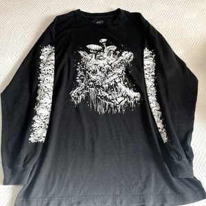 Lurking Class by Sketchy Tank Stikker Fun Guy Long Sleeve Black Long Sleeve - L